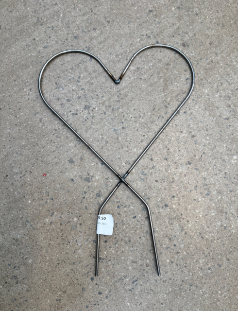 Spaljé hjärta smide 23x34cm
