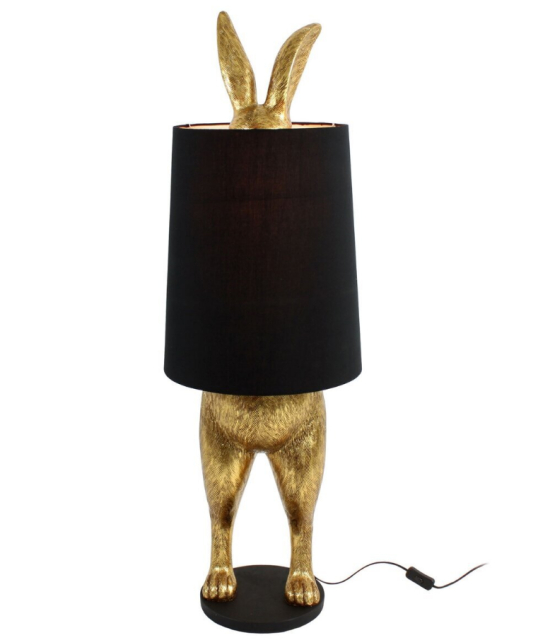 Golvlampa Hiding Rabbit gold/black 115 cm