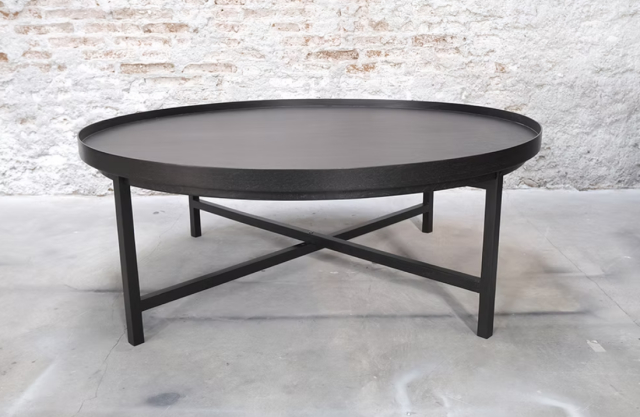 Soffbord Jaboulet svart NXT Ø90 cm