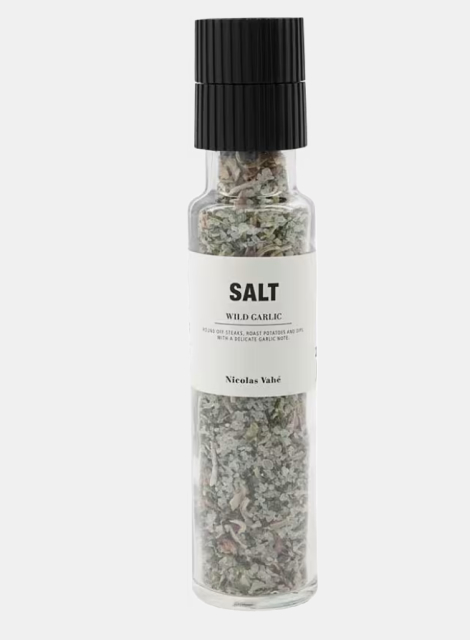 Salt wild garlic