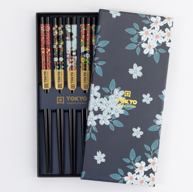 Chopsticks Giftset Cherry Blossom Blue