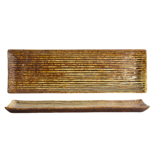 Plate Rectanguka Mino Craft 33,2x10,5 cm