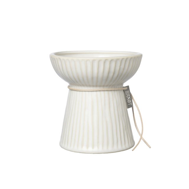 Lökvas räfflad Naturvit Ernst