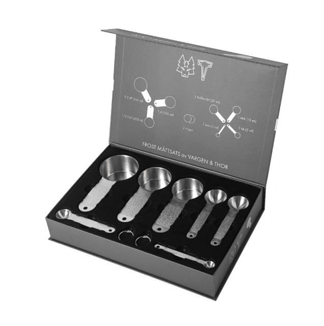 Måttsats silver V&T 7-del