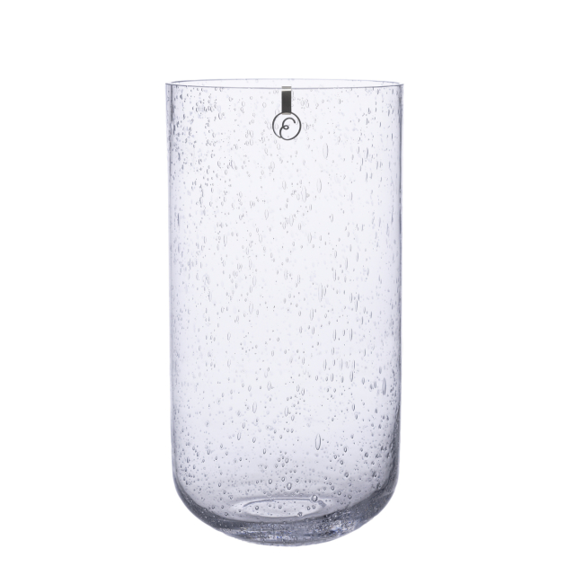 Glasvas bubblig 13x25 cm Ernst