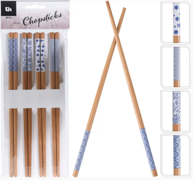 Ätpinnar Bamboo 8par