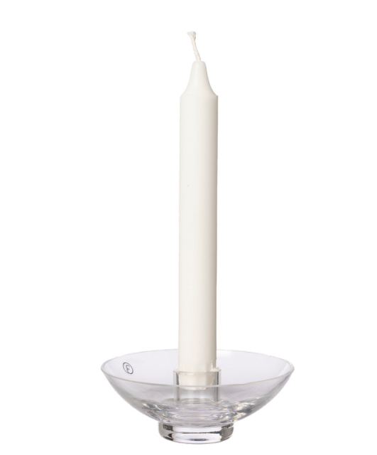 Ljusstake Glas 11x4cm