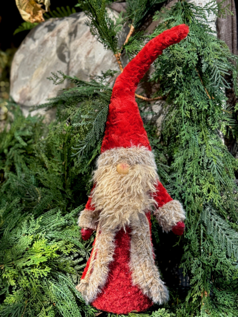 Tomte hög hatt röd 64cm