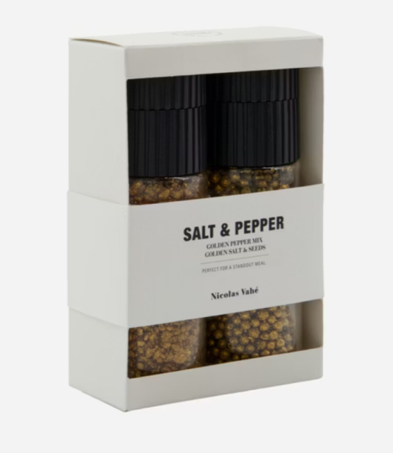 Gift box Golden pepper mix & Golden salt