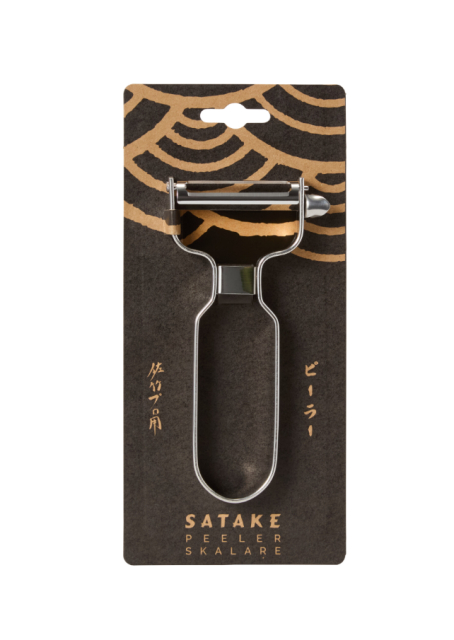 Skalare dubbelsidig silver Satake