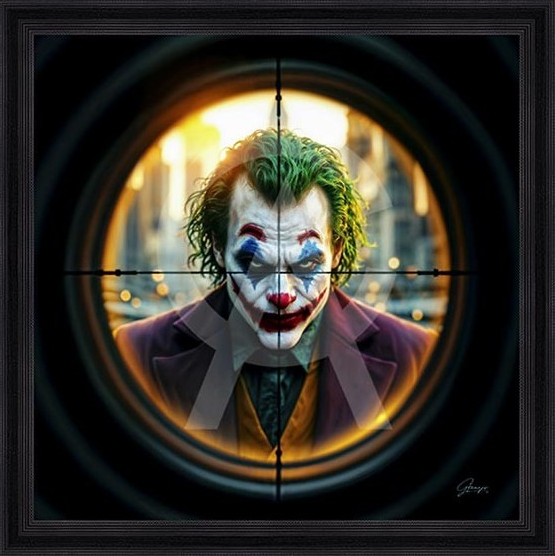 Tavla Joker Shoot It 80x80cm