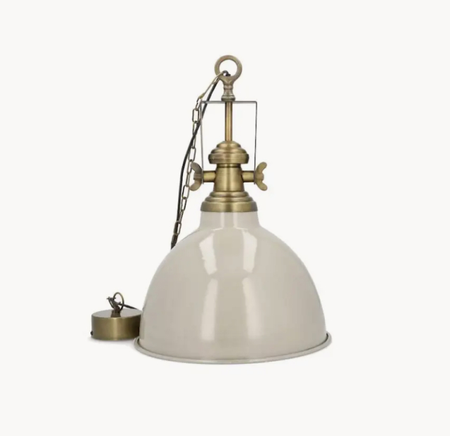 Taklampa Baron Sand Ø40x61cm