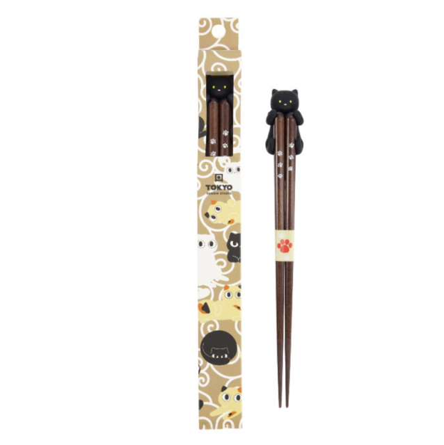 Chopsticks Giftset  With Rest Cat