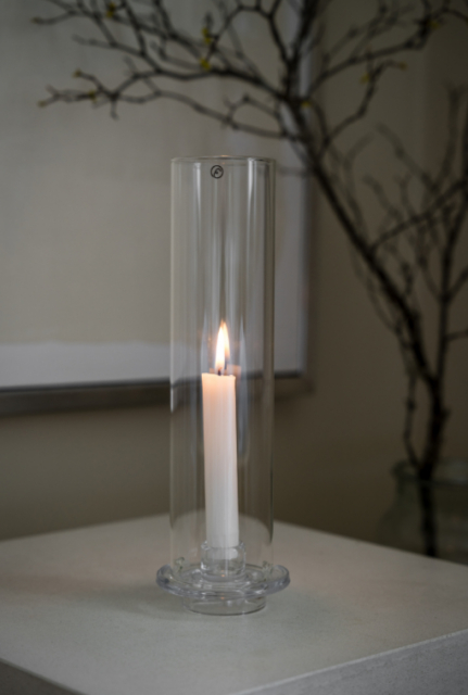 Ljuslykta för kronljus d9 h27,5cm