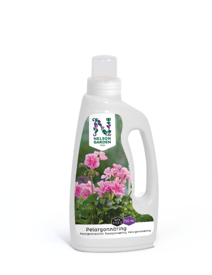 Pelargonnäring Nelson 750ml i gruppen Odla & Tillbehör / Tillbehör / Näring hos Åsby Hem & Trädgård (000508)