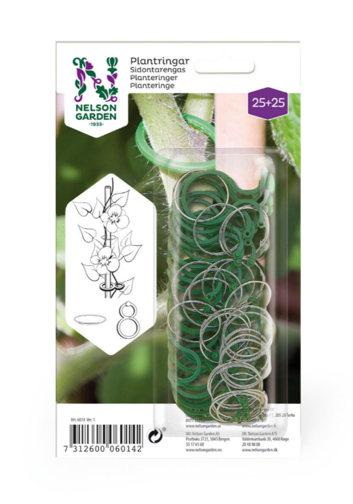 Plantringar 50st 2 sorter i gruppen Odling & Växttillbehör / Uppbindning hos Åsby Hem & Trädgård (003316)