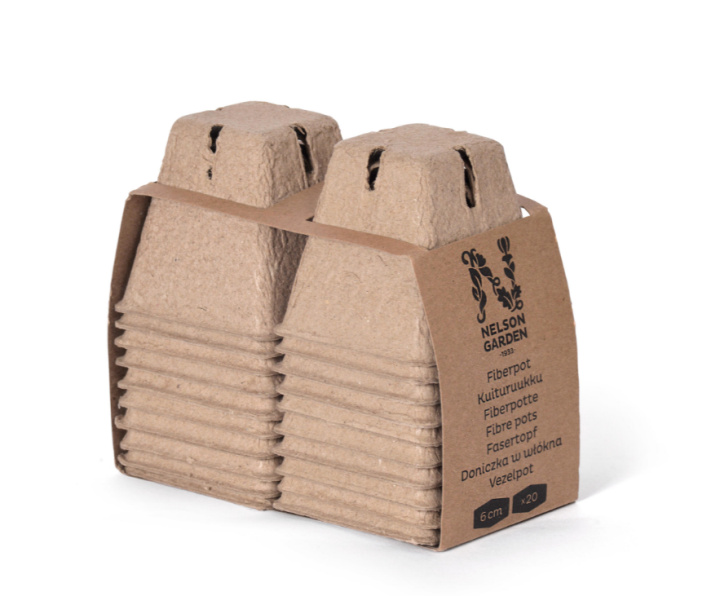 Fiberkruka 5cm 2x12st i gruppen Odla & Tillbehör / Tillbehör / Såtillbehör hos Åsby Hem & Trädgård (003394)