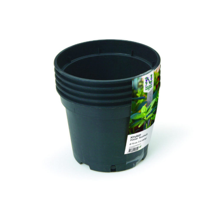 Plastkruka hållbar D:17cm 5st. rund i gruppen Odla & Tillbehör / Tillbehör / Såtillbehör hos Åsby Hem & Trädgård (004078)