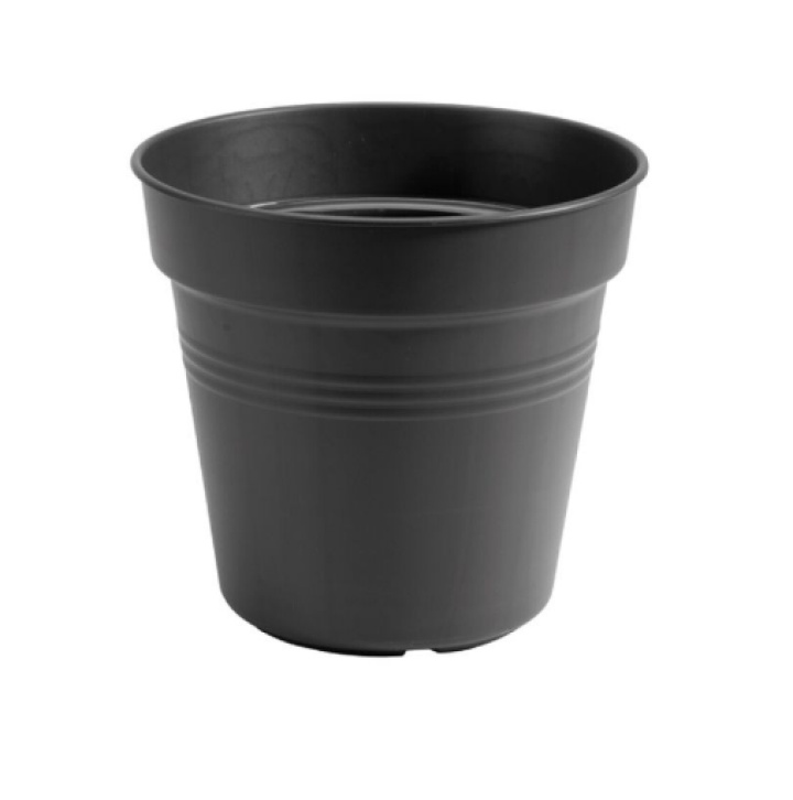 Kruka Green Basics 13cm svart i gruppen Odling & Växttillbehör / Krukor & Fat / Planteringskrukor hos Åsby Hem & Trädgård (113363)