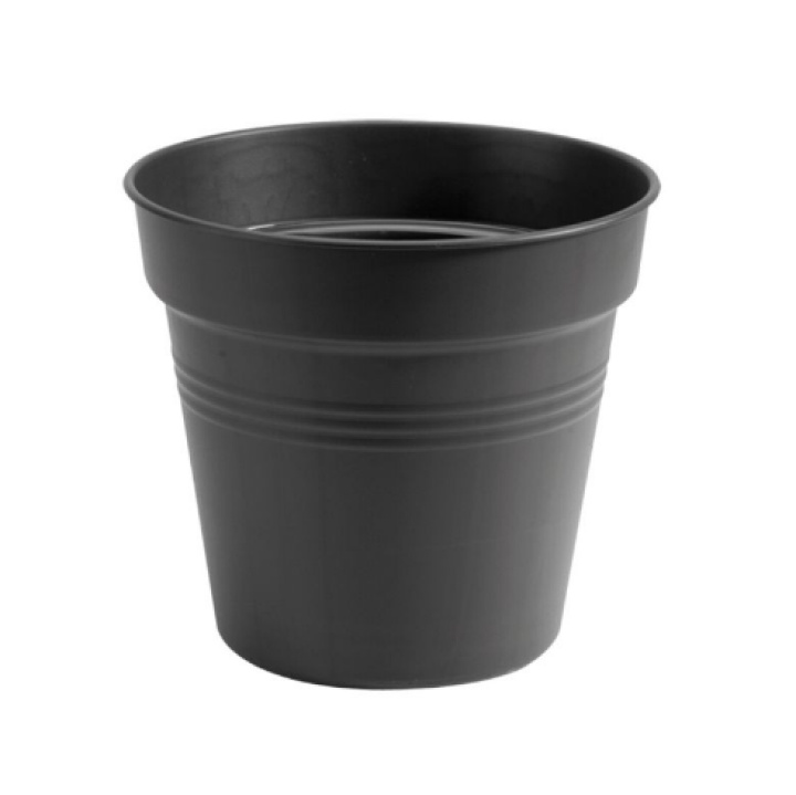 Kruka Green Basics 19cm svart i gruppen Odling & Växttillbehör / Krukor & Fat / Planteringskrukor hos Åsby Hem & Trädgård (113366)