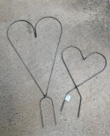 Spalje hjärta smide 2 ben 30x42cm