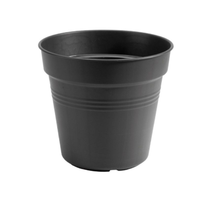 Kruka Green Basics 17cm svart i gruppen Odling & Växttillbehör / Krukor & Fat / Planteringskrukor hos Åsby Hem & Trädgård (138597)