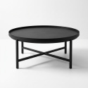 Soffbord Jaboulet svart NXT Ø90 cm