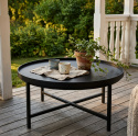 Soffbord Jaboulet svart NXT Ø90 cm