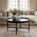 Soffbord Jaboulet svart NXT Ø90 cm