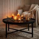 Soffbord Jaboulet svart NXT Ø90 cm