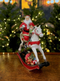 Gunghäst m tomte 34 cm