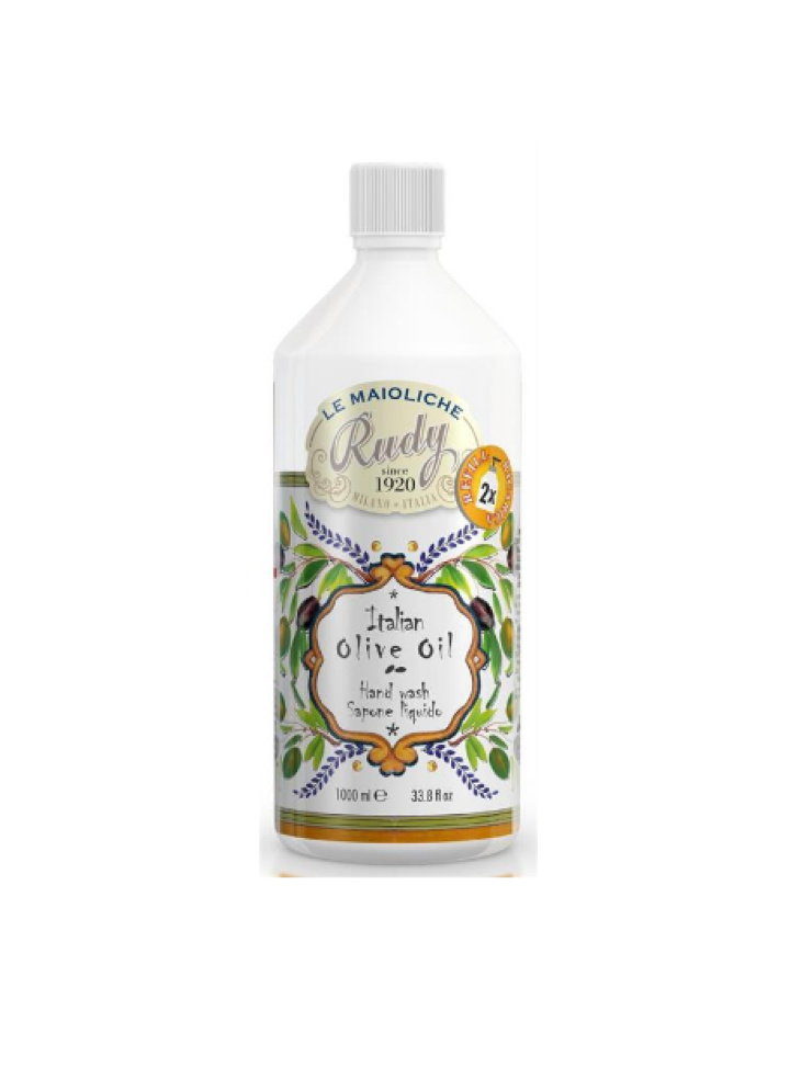 Maioliche Refill Liquid soap italian Olive i gruppen Inredning / Doft & Skönhet / Kroppsvård hos Åsby Hem & Trädgård (175352)