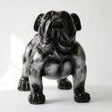 Skulptur Hund stående svart h 94 cm
