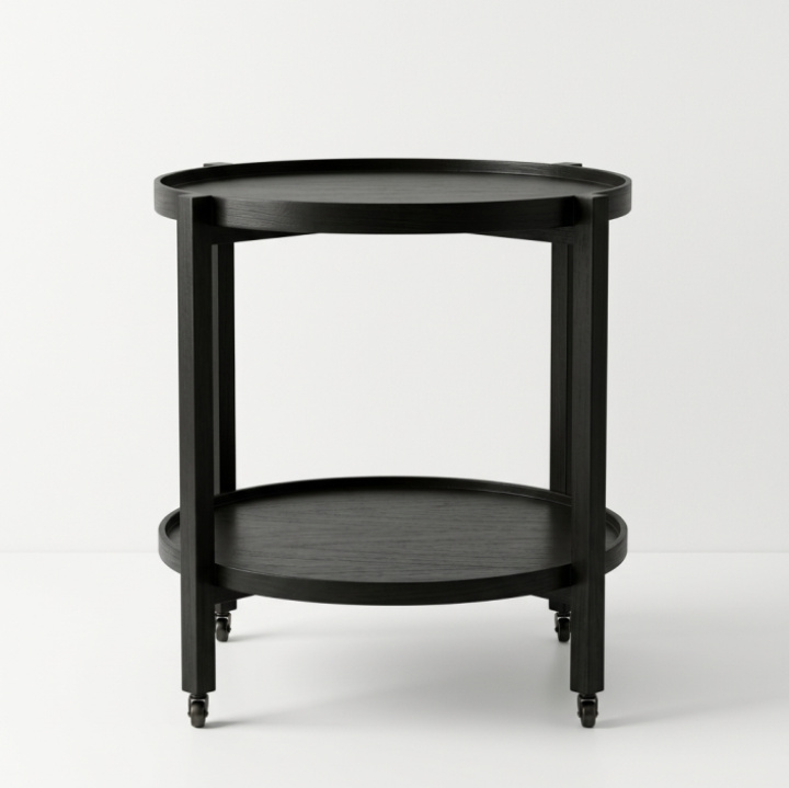 Bar trolley Jaboulet Batavia Black NXT 55x55x65 i gruppen Möbler / Bord / Sidobord hos Åsby Hem & Trädgård (186780)