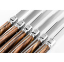 Grillknivar Laguiole Dark Wood 6 SET