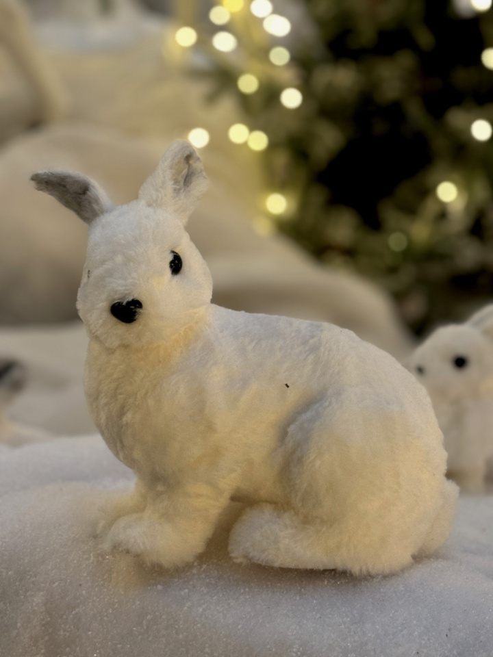 Snöhare vit 29 cm i gruppen Jul hos Åsby Hem & Trädgård (187870)