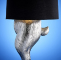 Lampa Hiding Bunny silver/svart 74 cm