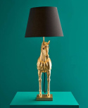 Lampa häst guld 68,5 cm