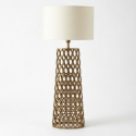Lampfot antik guldringar