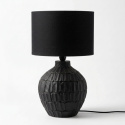 Lampfot svart struktur