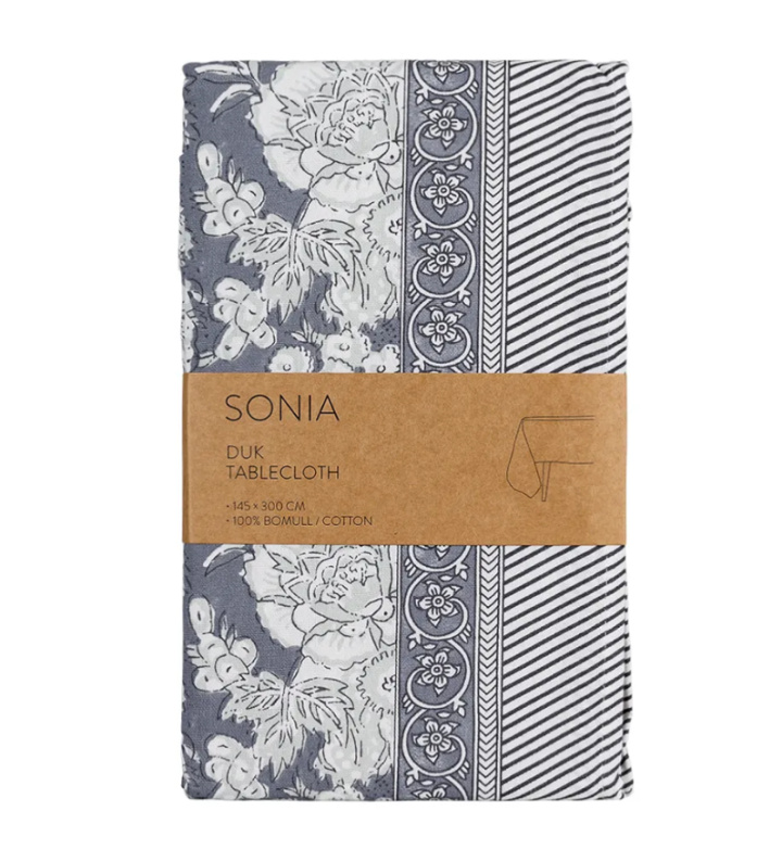 Duk Sonia Blå 140x300 cm i gruppen Möbler / Textil / Kökstextil hos Åsby Hem & Trädgård (189274)
