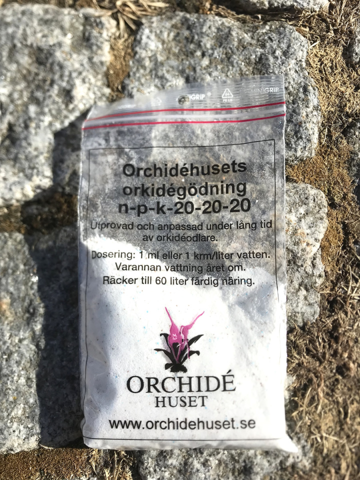 Orkidénäring till 60 liter i gruppen Odla & Tillbehör / Tillbehör / Näring hos Åsby Hem & Trädgård (189488)