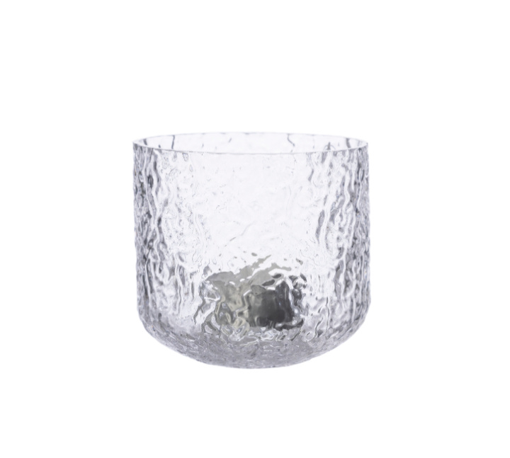 Ljuslykta mönstrat glas 10x9 cmErnst i gruppen Inredning / Ljusstakar & Ljuslyktor hos Åsby Hem & Trädgård (189998)