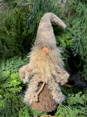 Tomte hög hatt beige h47cm