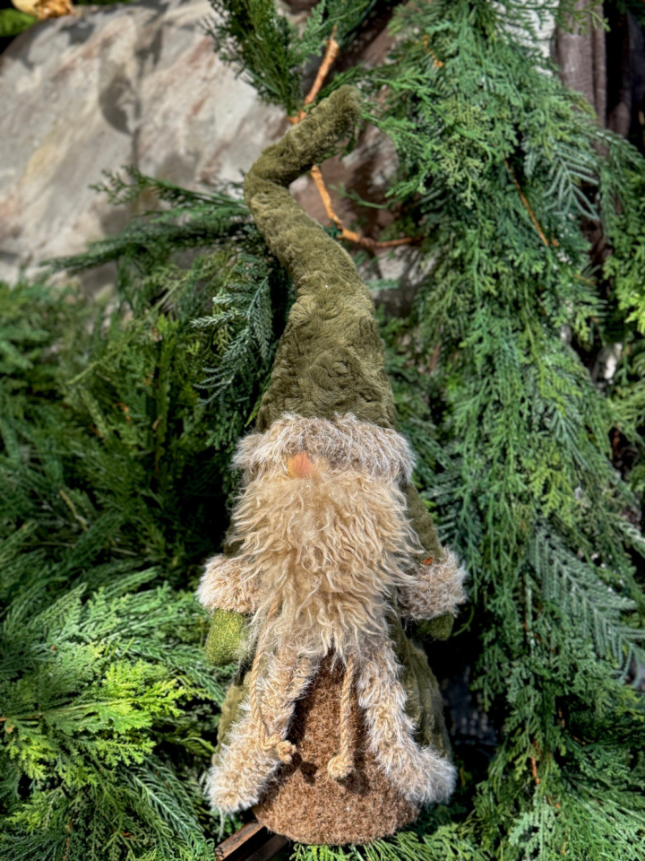 Tomte hög hatt mörk grön 64cm i gruppen Jul hos Åsby Hem & Trädgård (193506)