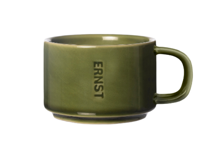 Glöggmugg grön Ø7,5cm H5cm i gruppen Inredning / Kök / Porslin hos Åsby Hem & Trädgård (193984)