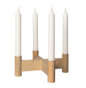 Adventsljusstake trä Ø22 H8 Ernst