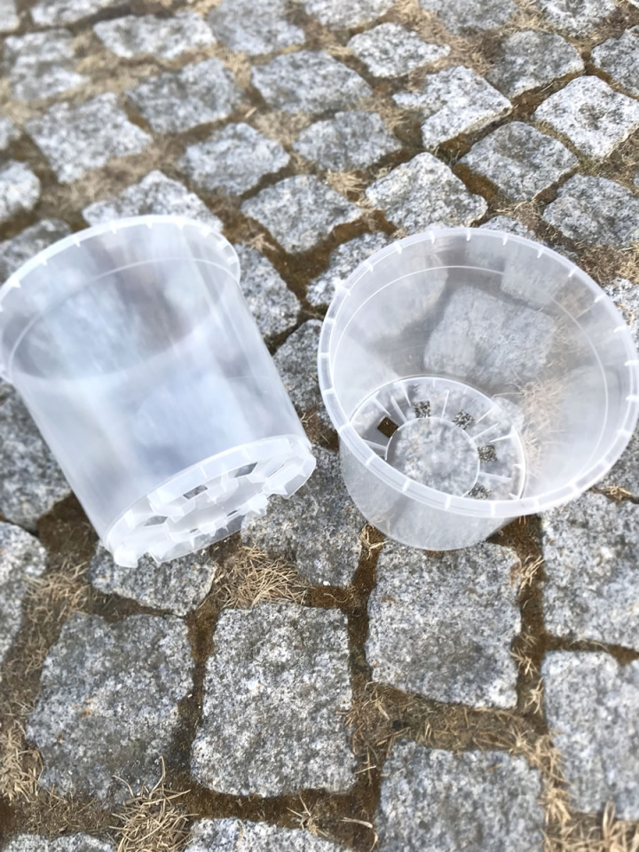 Plastkruka transparent 17 cm i gruppen Odla & Tillbehör / Krukor & Fat / Planteringskrukor hos Åsby Hem & Trädgård (194101)