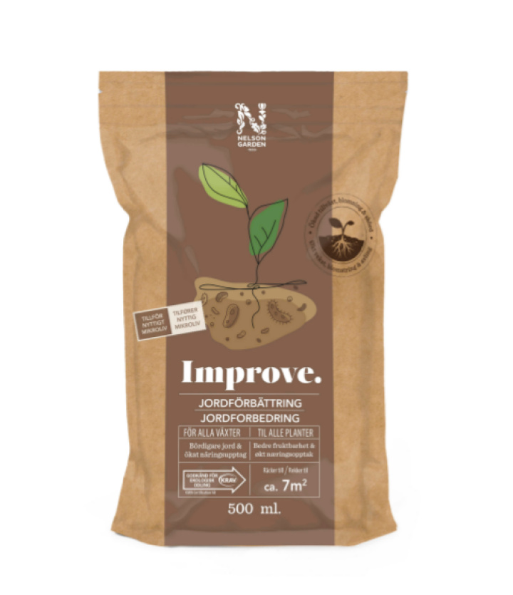 IMROVE jordförbättring 500ml KRAV i gruppen Odla & Tillbehör / Tillbehör / Näring hos Åsby Hem & Trädgård (194385)