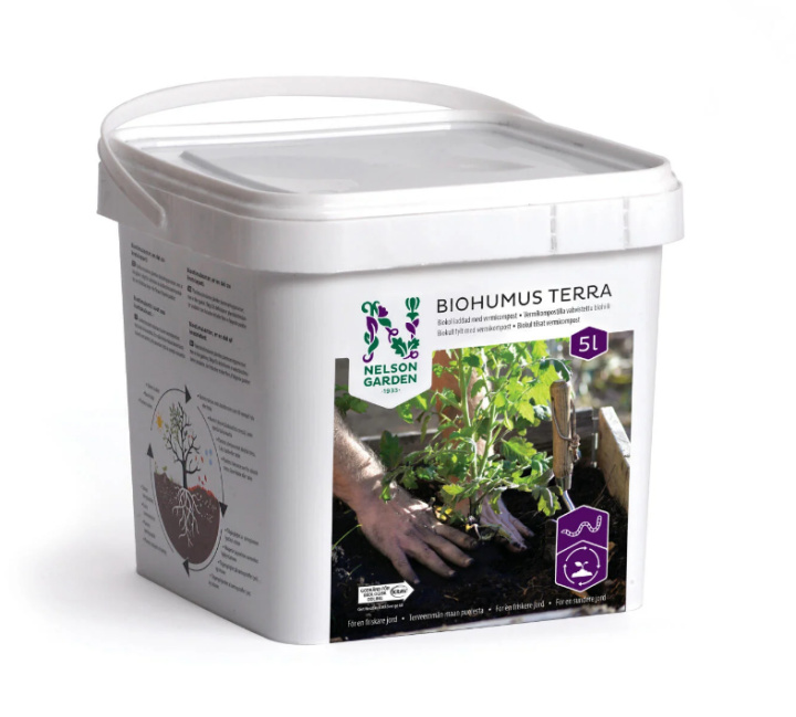 Biohumus 5L KRAV i gruppen Odla & Tillbehör / Jord & Substrat hos Åsby Hem & Trädgård (194392)